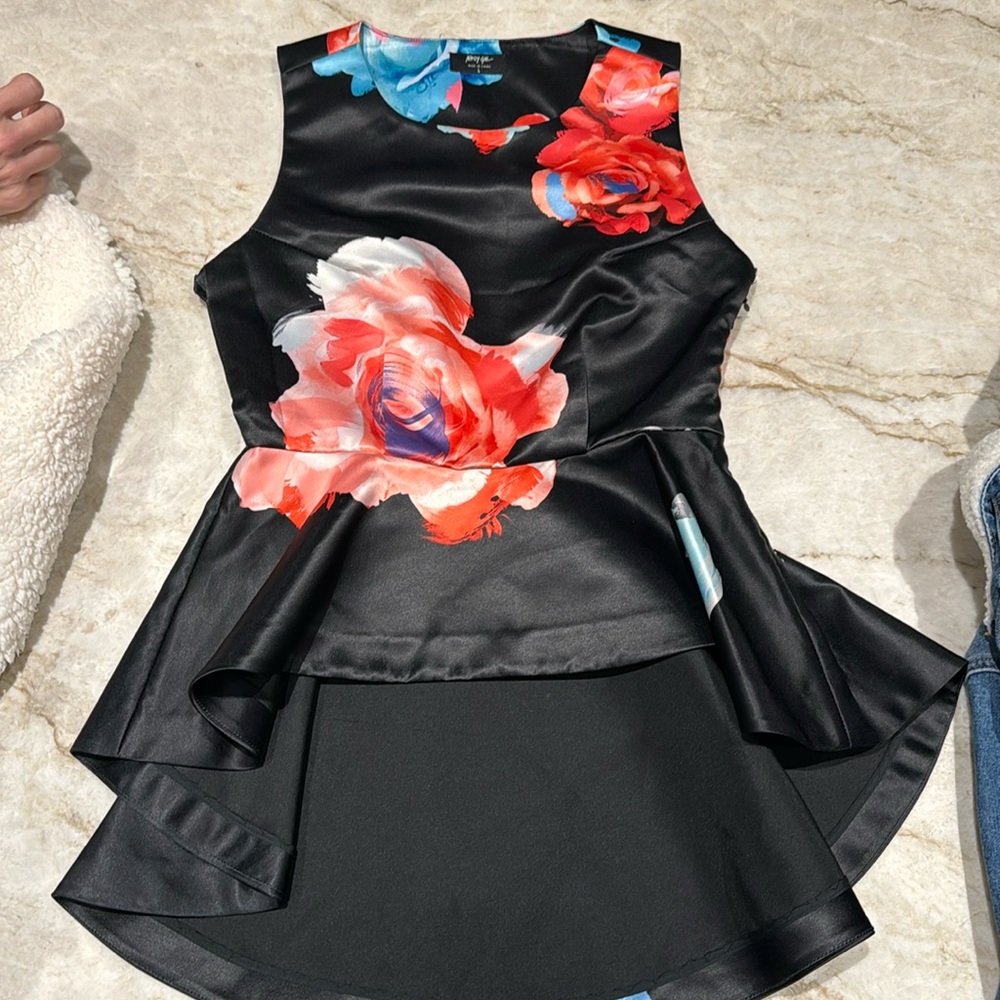 Nasty Gal Peplum Top